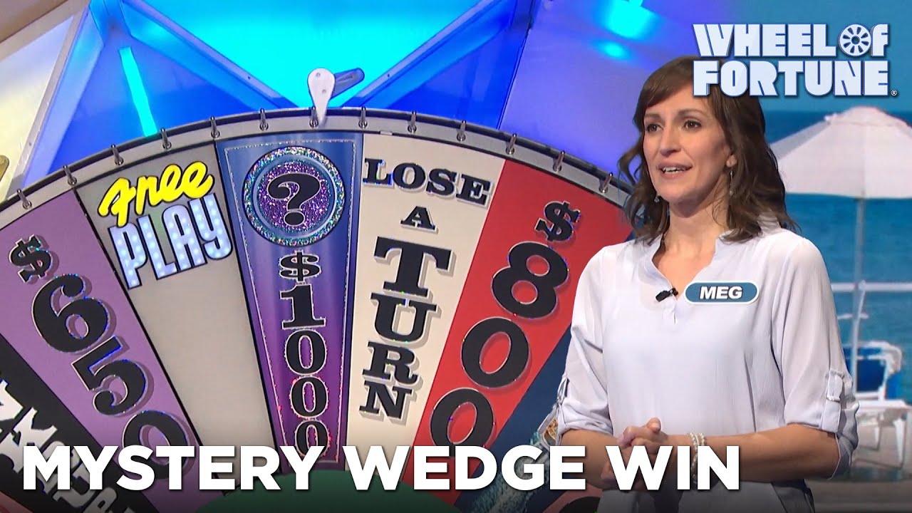 Meg Wins $10K With the Mystery Wedge | Wheel of Fortune