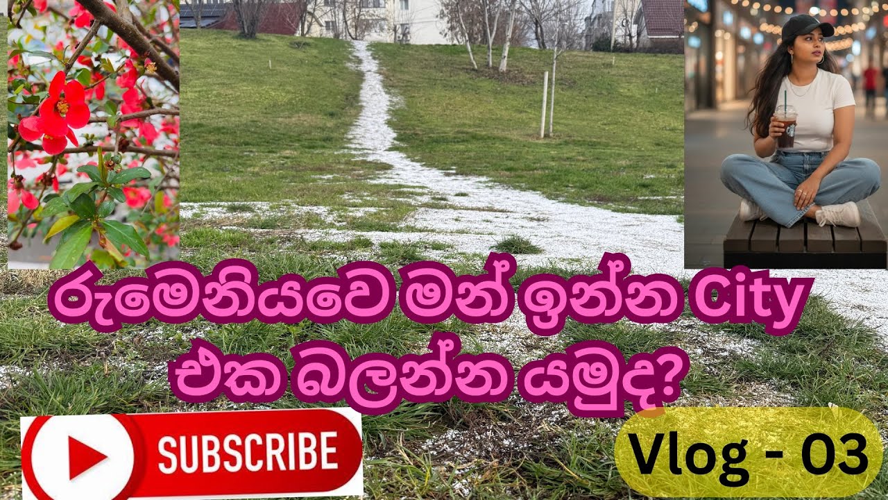 රුමෙනියවෙ මන් ඉන්න city එක බලන්න යමුද? #romania #srilanka #snow 