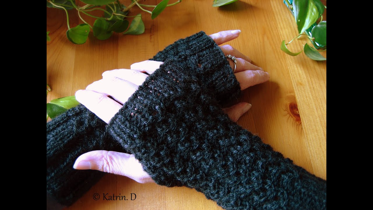 Fingerlose Handschuh.....stricken