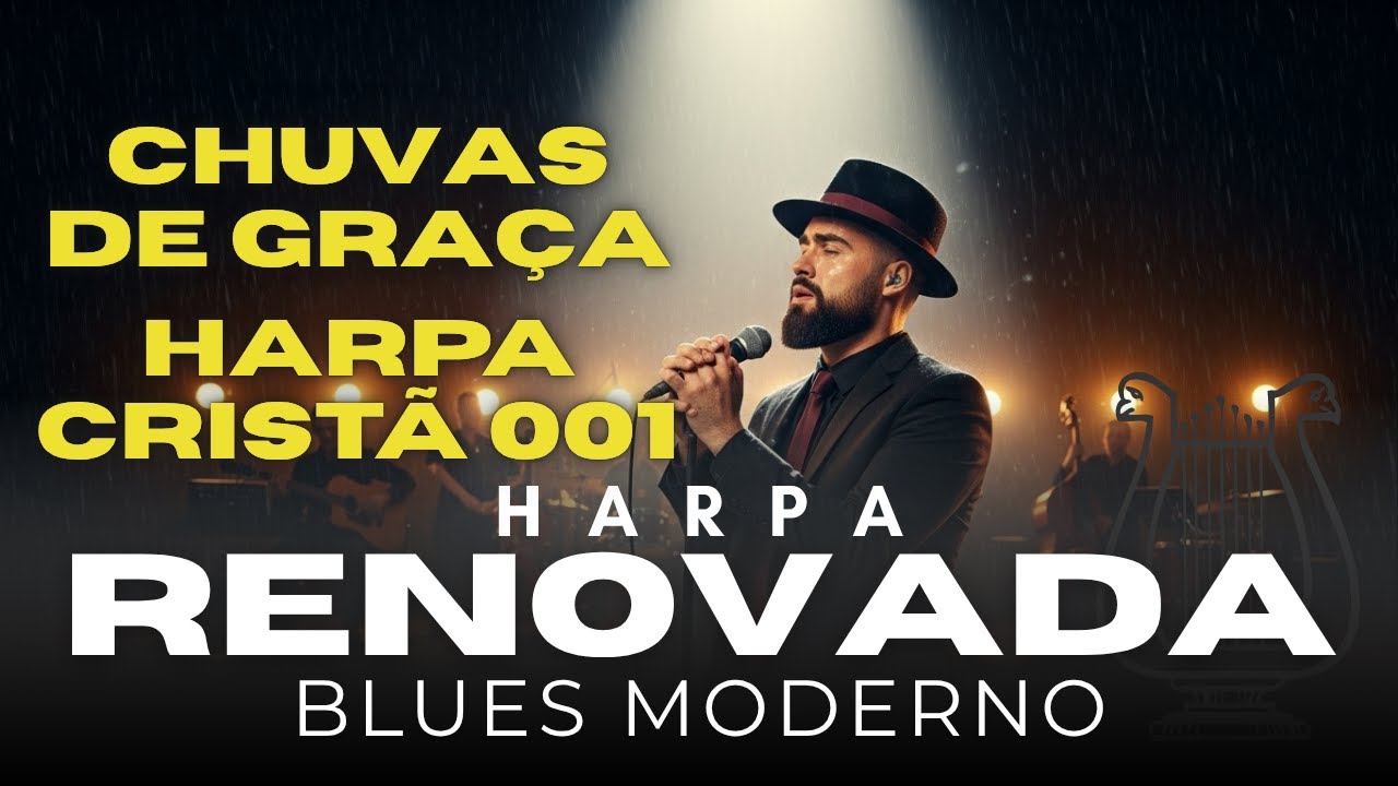 💧 Chuvas de Graça (Versão Blues Moderna | Harpa Renovada) – Harpa Cristã 001 🔥