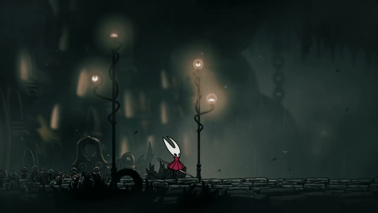 Hollow Knight: Silksong ~ 1hr Greymoor Rain Ambience With Music [4K]