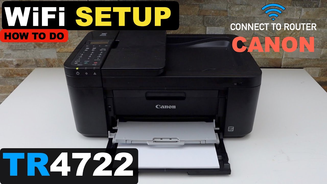 Настройка WiFi для Canon Pixma TR4722, настройка беспроводного подключения, подключение к домашне...