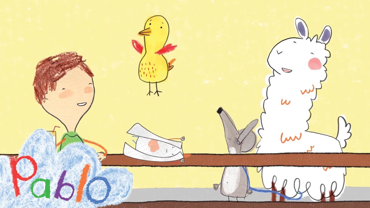 Pablo - Sing a Song, I'm very Strong! | Cartoons for Kids💦🧻