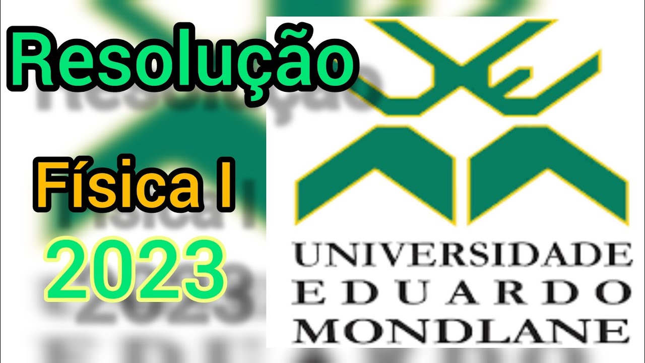Resolução do exame de admissão de Física I 2023_ part 1