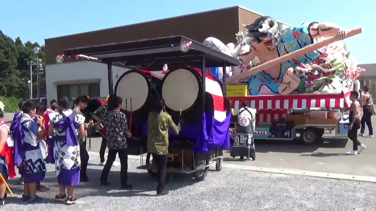 大湊ネブタ 大平囃子会2019 昼間運行