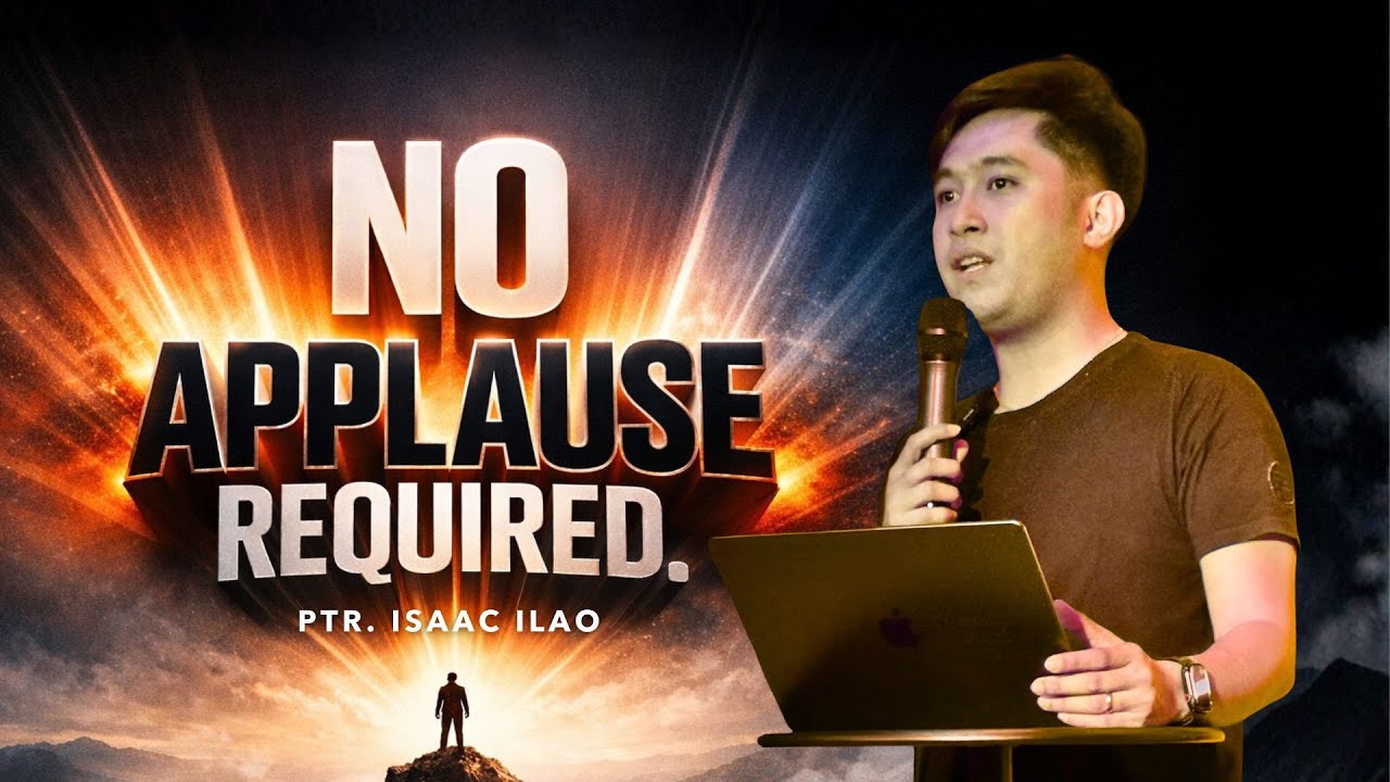 No Applause Required | Isaac Ilao