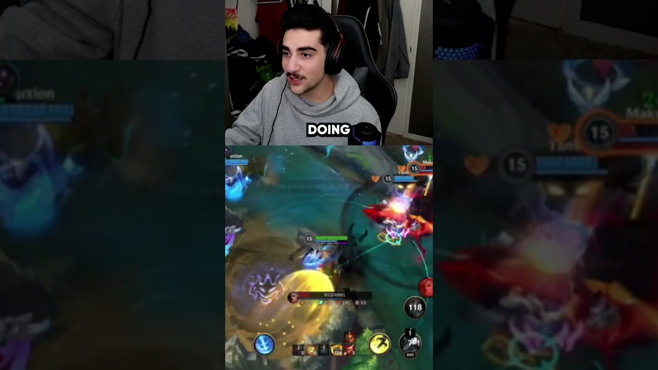 PANTHEON STEALS ELDER IN WILD RIFT #shorts
