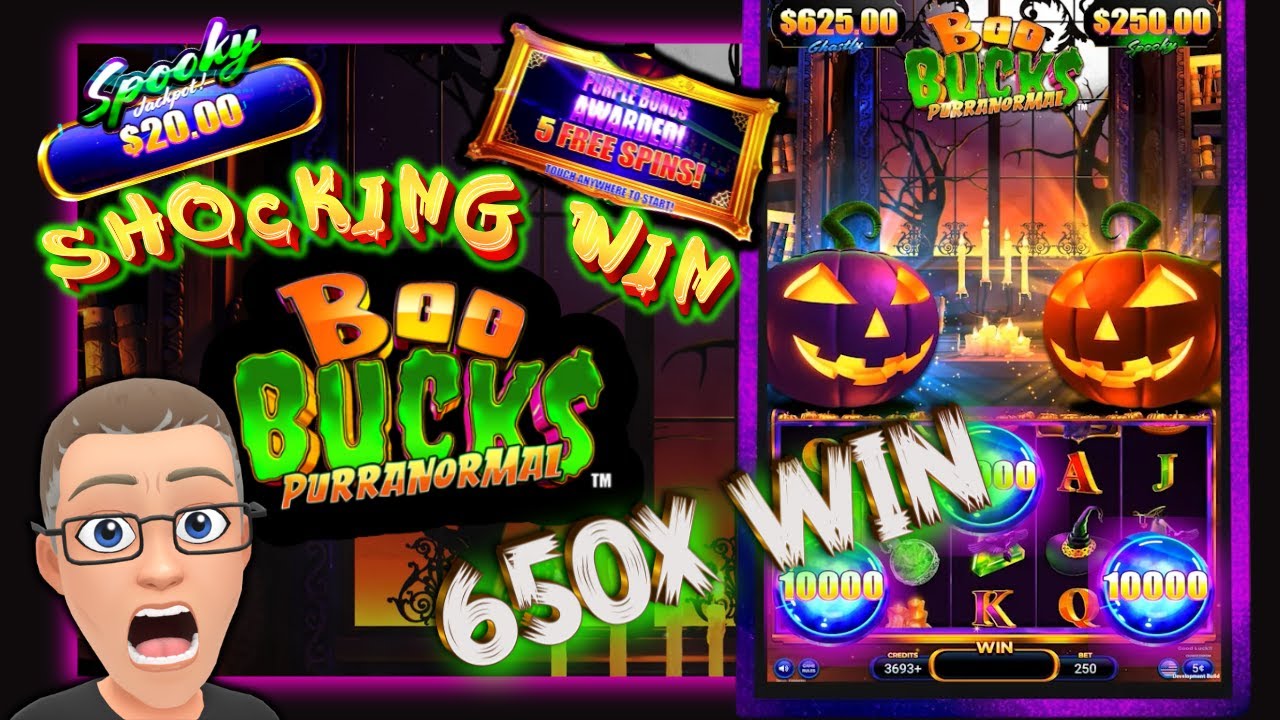 **Astonishing 650X Bet WIN: My First Time Playing Boo Bucks Slot!**