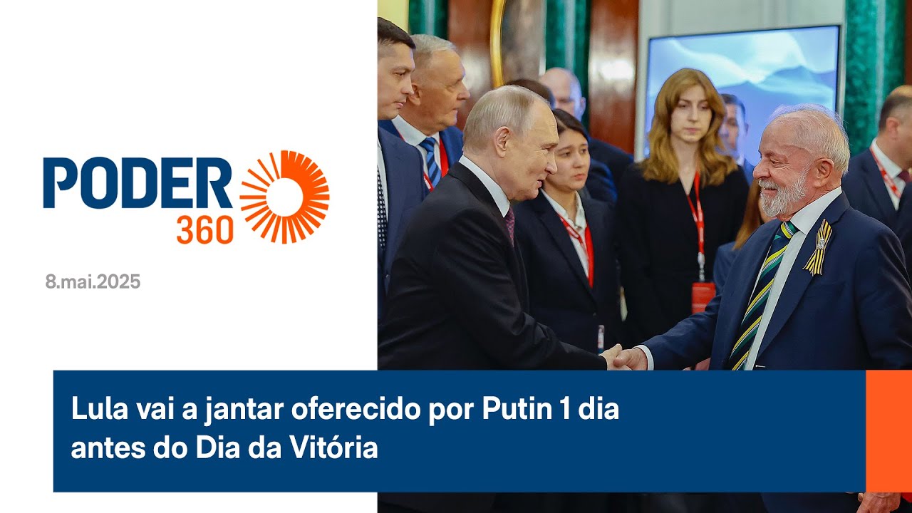 Lula vai a jantar oferecido por Putin 1 dia antes do Dia da Vitória