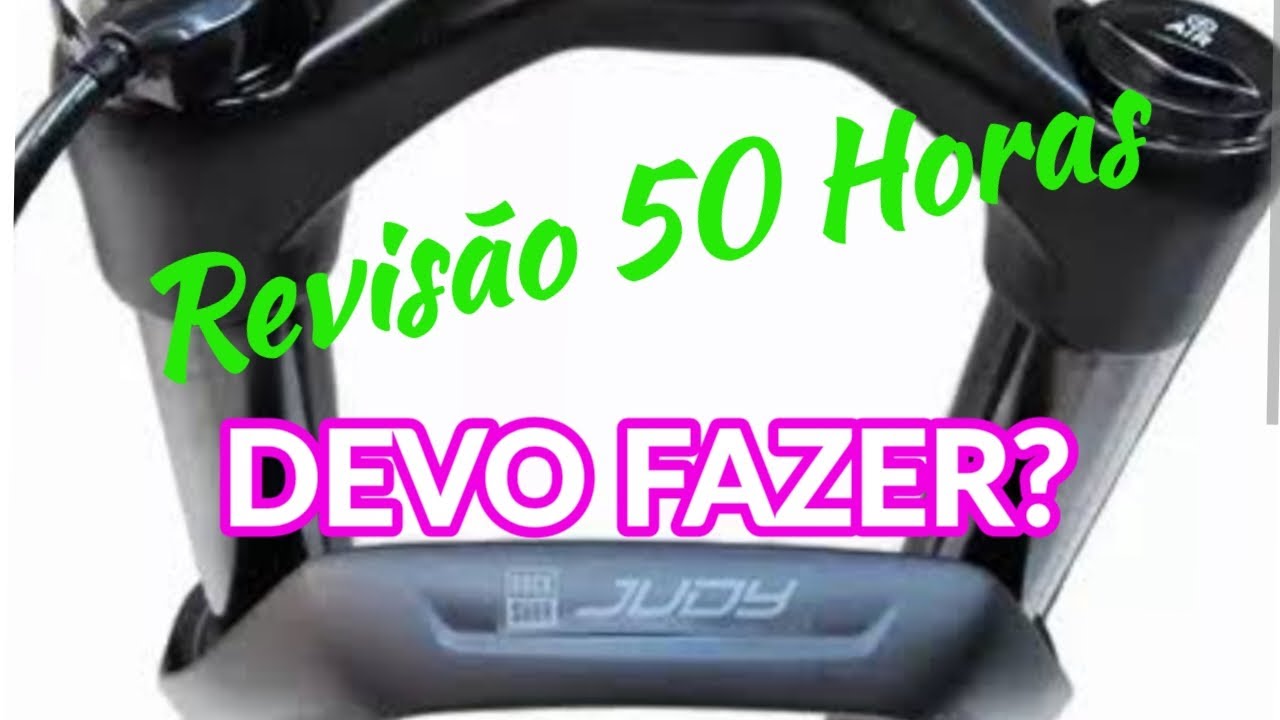 REVISÃO 50h ROCK SHOX JUDY. Evite problemas FUTUROS.
