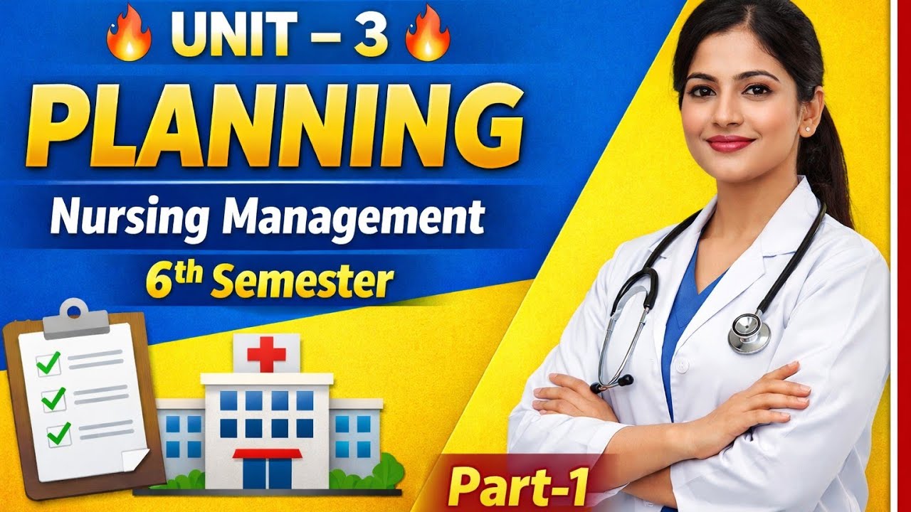 Модуль 3 🔥 Планирование в управлении сестринским делом | Бакалавриат по сестринскому делу, 6-й се...
