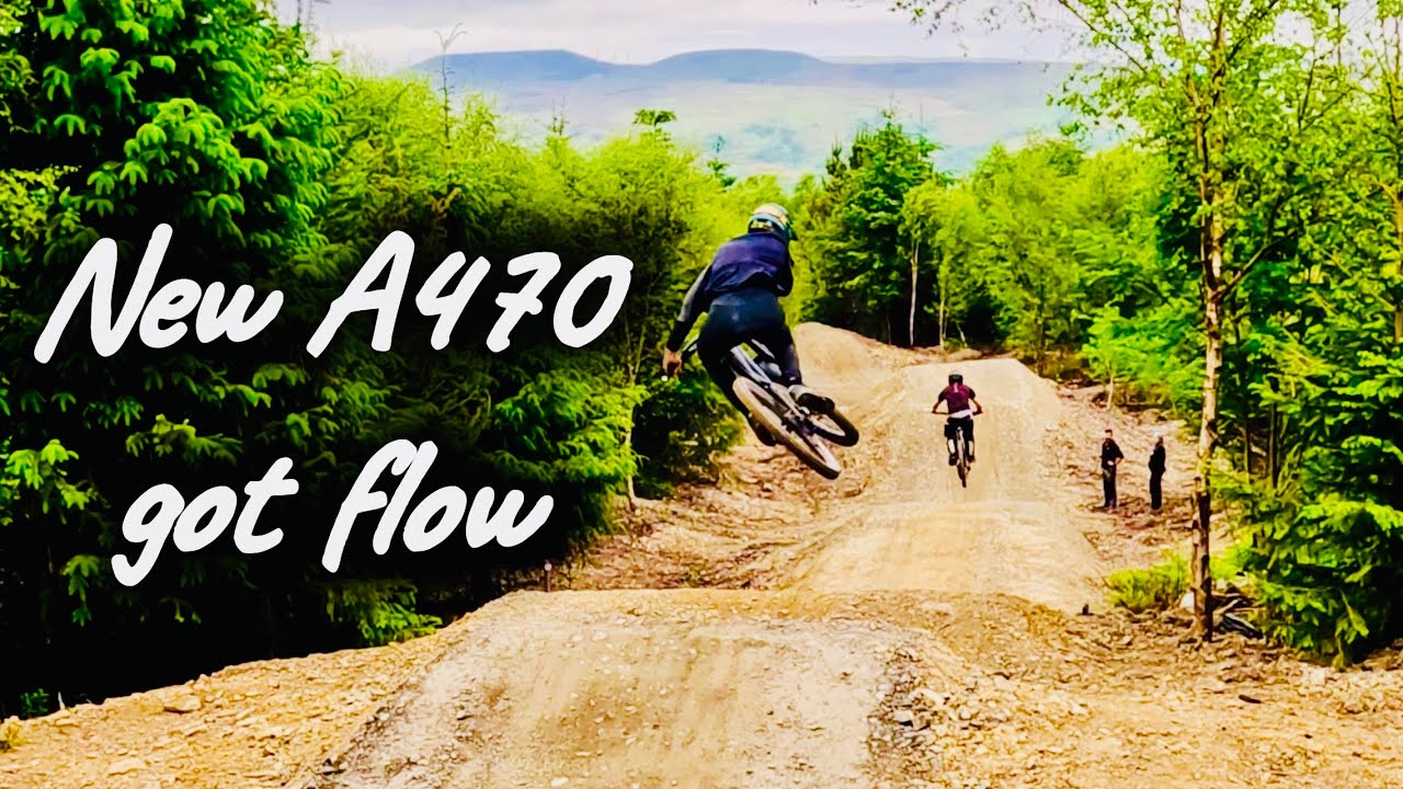 It's got flow now... New A470 at Bike Park Wales #mtb #mountainbike