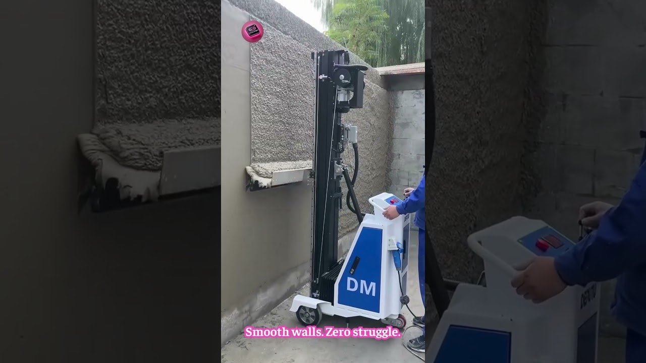 Is This Next-Gen Wall Plastering Machine the Future? 