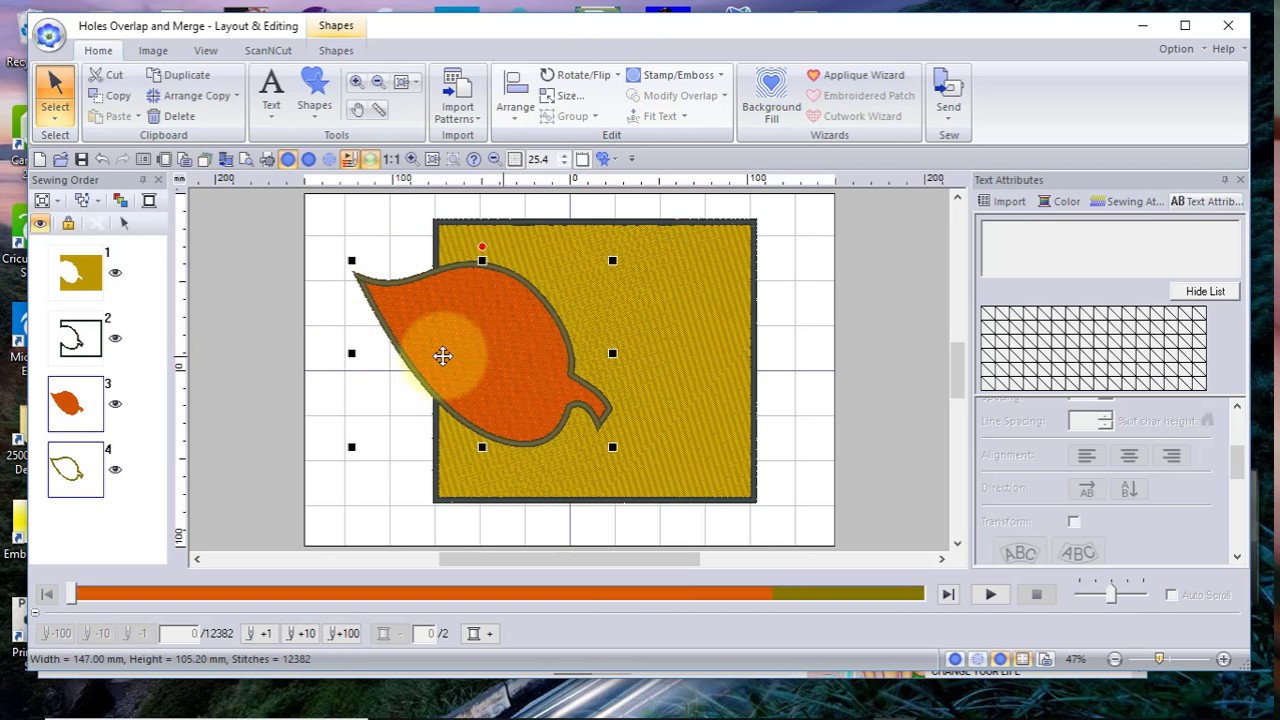 PE Design 11   How to Remove Overlaps, Merge and Set Holes