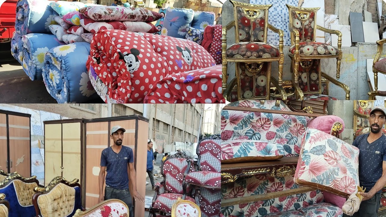 جبت سفرة بـ800 وانتريه بـ2000 ودولاب بـ2000 من سوق الجمعة 😍 | أرخص موبيليا مستعملة وجديدة 