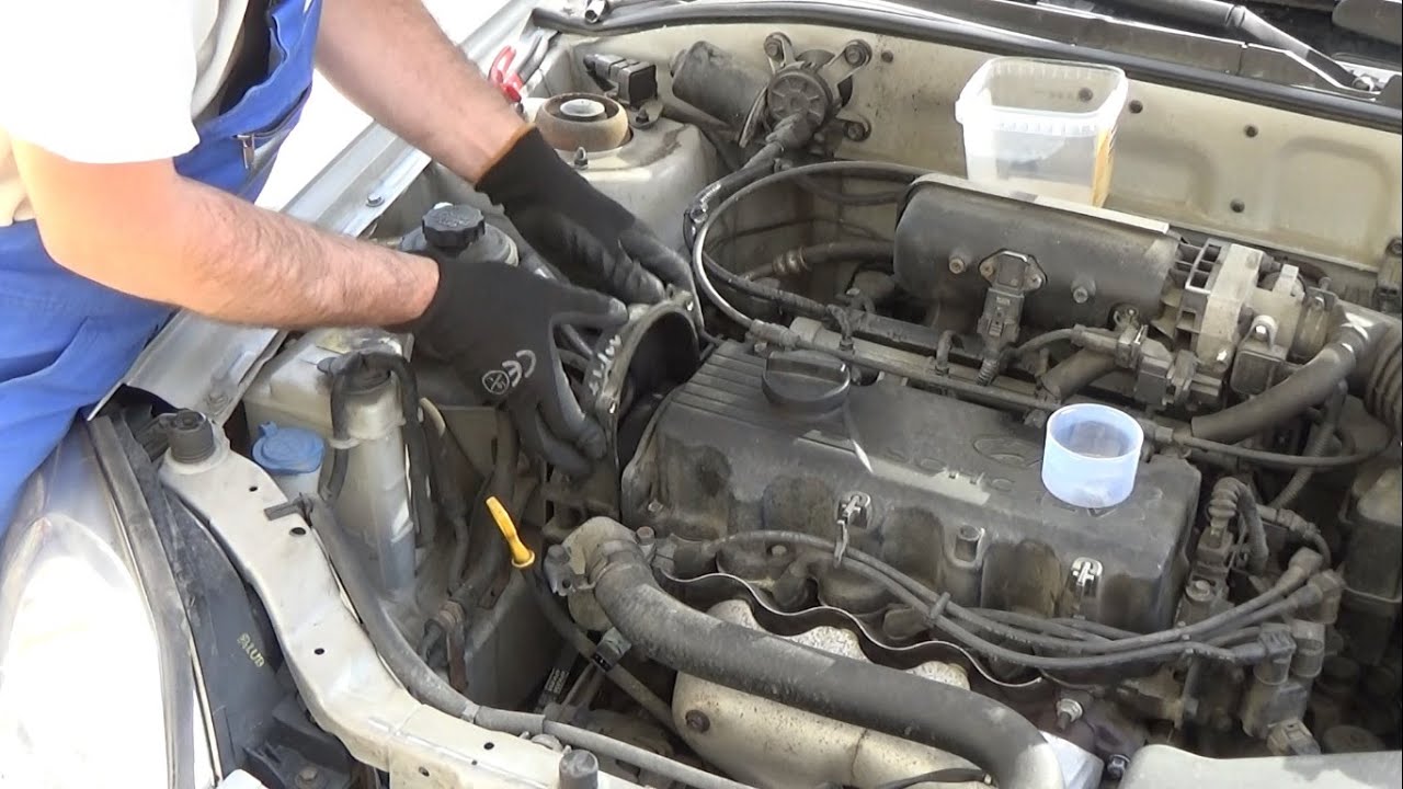 2005 Hyundai Accent Timing Belt, Pre Work