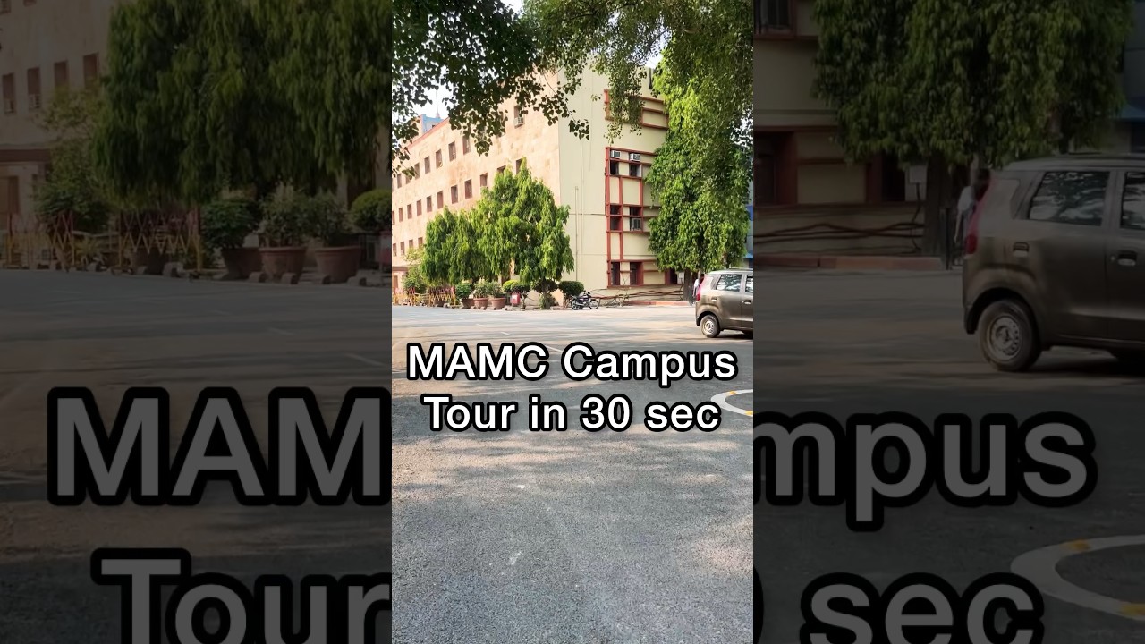 MAMC campus tour!!😊 #mamc #mbbs #campustour #college #minivlog #neet&hellip;. link in description