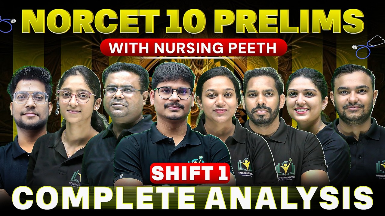 AIIMS NORCET 10 1st Shift Paper Analysis 🧠 Real Questions + Cutoff Prediction LIVE!