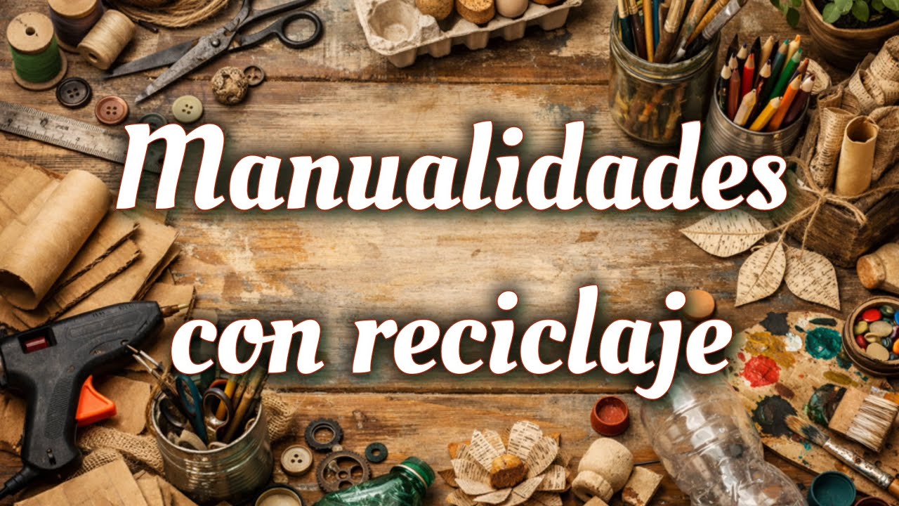 Manualidades con material reciclado