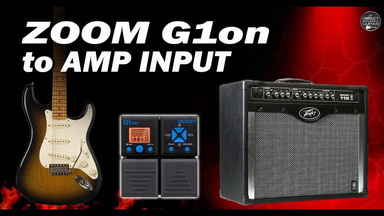 ZOOM G1on to AMP INPUT G1xon Clean & Distortion: Free Settings