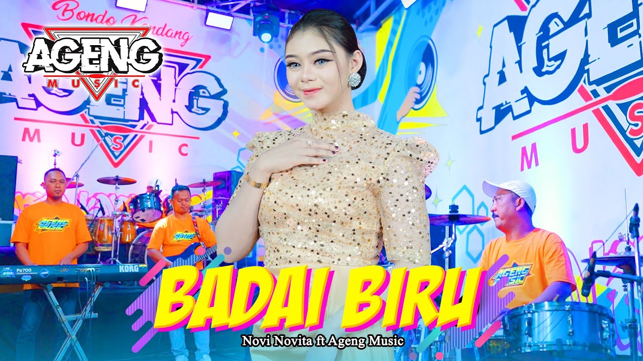Novi Novita ft Ageng Music - Badai Biru (Official Live Music)