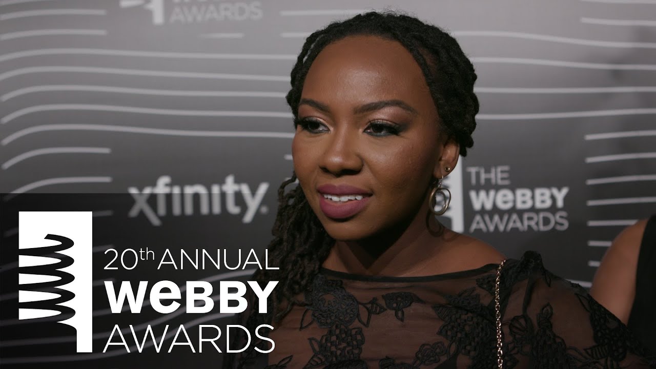 Opal Tometi on the Red Carpet at the 20th Annual Webby Awards