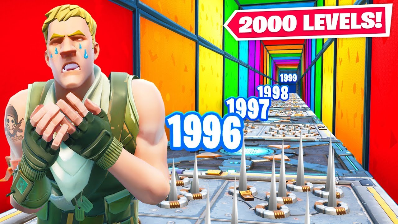 2000 LEVEL DEATHRUN als NO SKIN in Fortnite