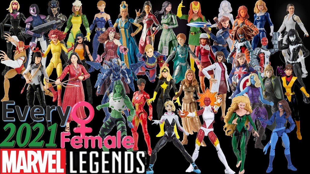 2021: Every Female Marvel Legends of 2021 Action Figures Compilation List