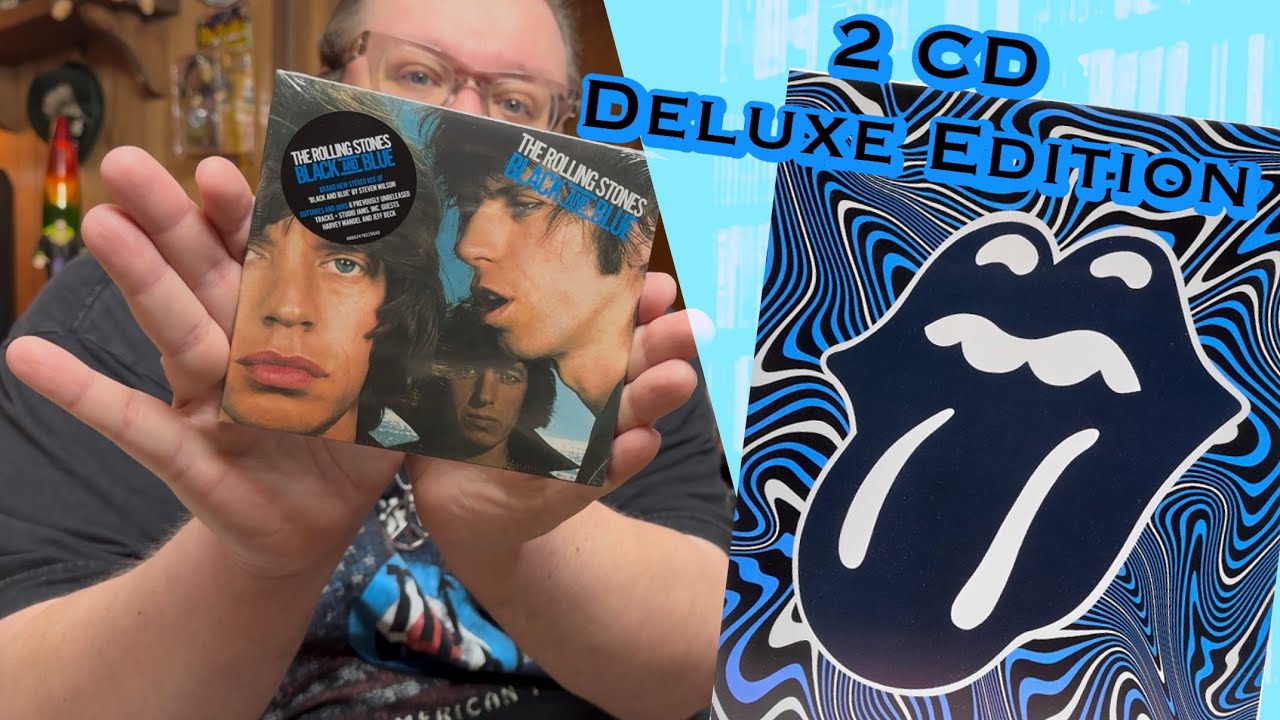 Rolling Stones Black and Blue 2 CD Deluxe!!!! #therollingstones #black #blue #unboxing