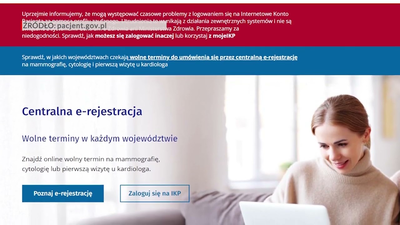 E-rejestracja w IKP. Terminy można odwołać i zmienić w kilka kliknięć