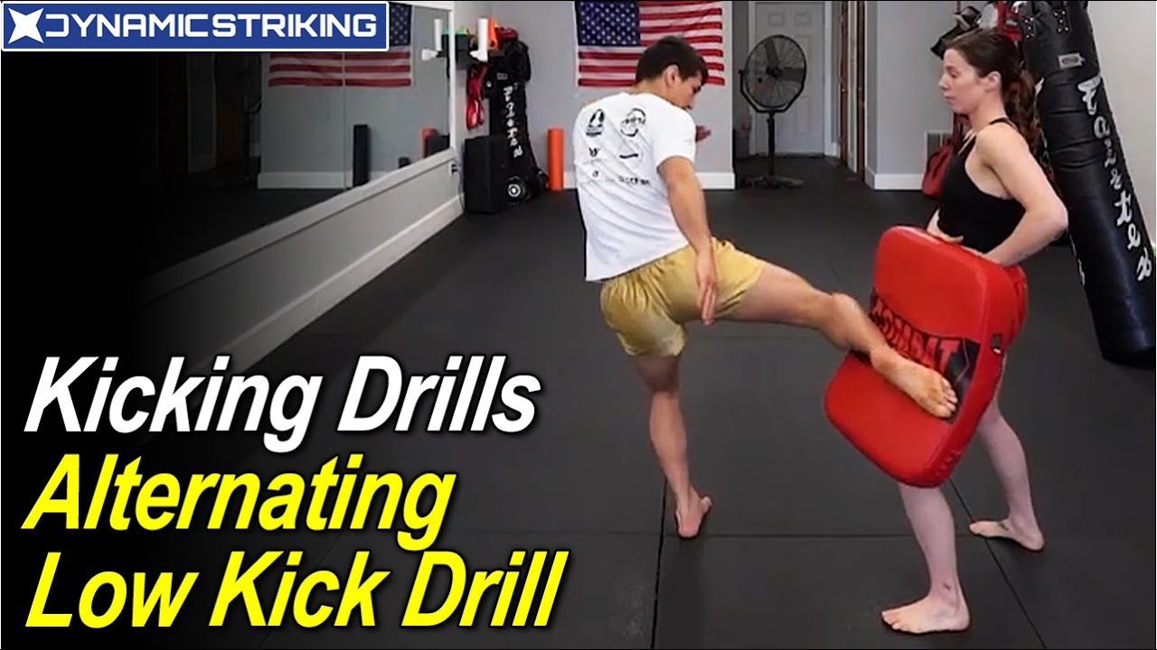 Kick Drills - Alternating Low Kick Drill by Ryan Kim Cafaro