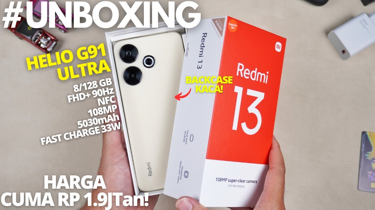 REDMI PANAS! UNBOXING Redmi 13 Indonesia, Persaingan ENTRY LEVEL Makin KETAT!