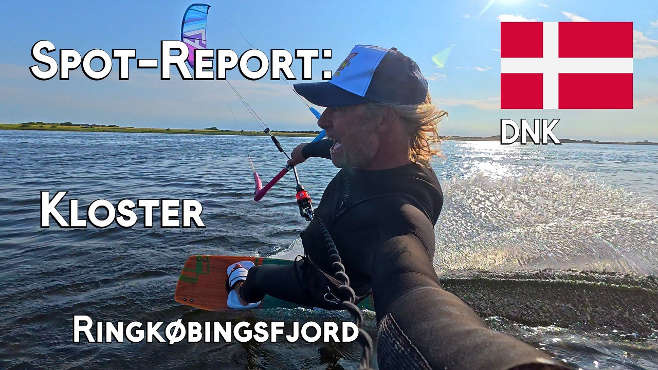 Spot-Report: Kloster, Ringkøbingsfjord, Dänemark. Kitesurfen, Flachwasserspot, HvideSande.#3asylife
