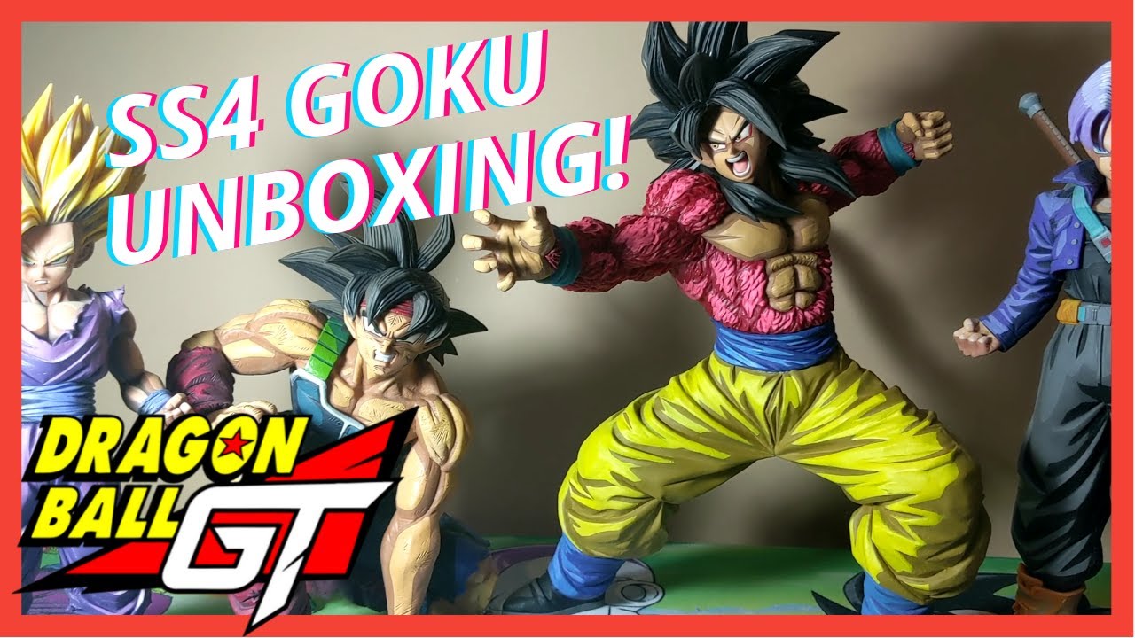 Super Saiyan 4 (SS4) Goku Two Dimensions SMSP BWFC Banpresto Dragon Ball  Figure Unboxing!!