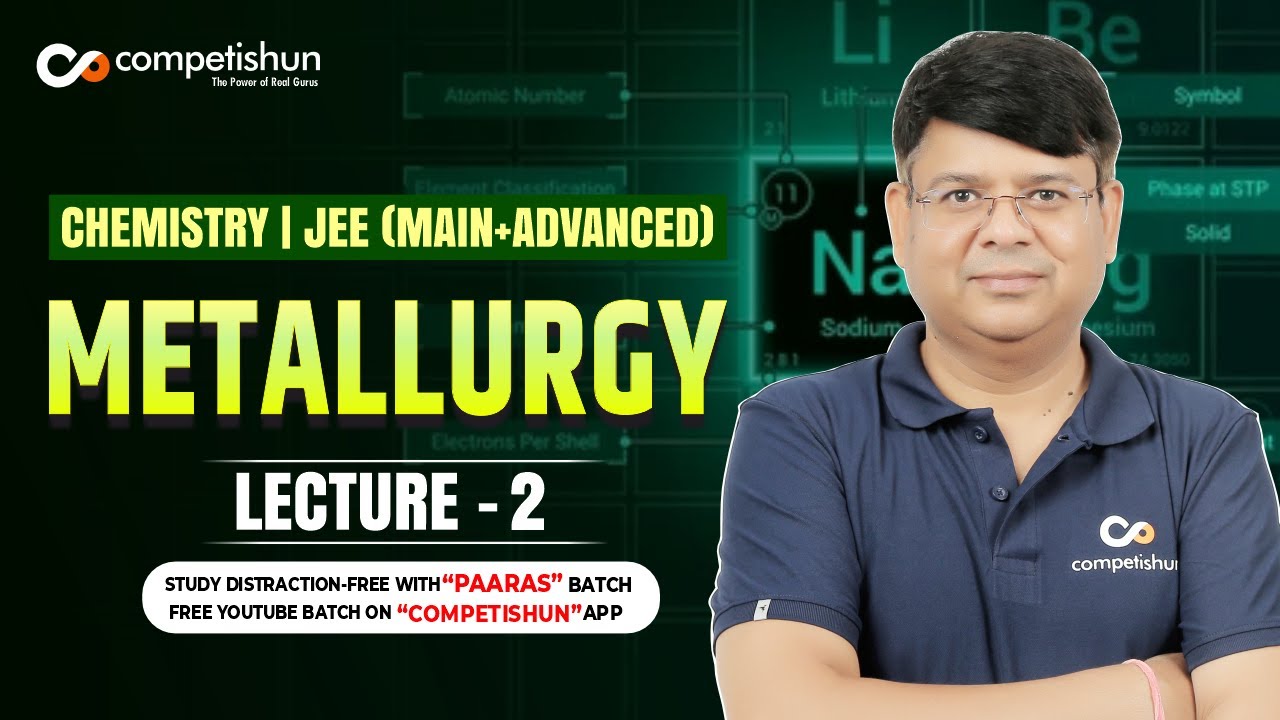 2 TYPES OF METALLURGY | PRINCIPAL ORE OF IMPORTANT METAL | IIT JEE MAIN ADVANCED | 12 CHEMISTRY
