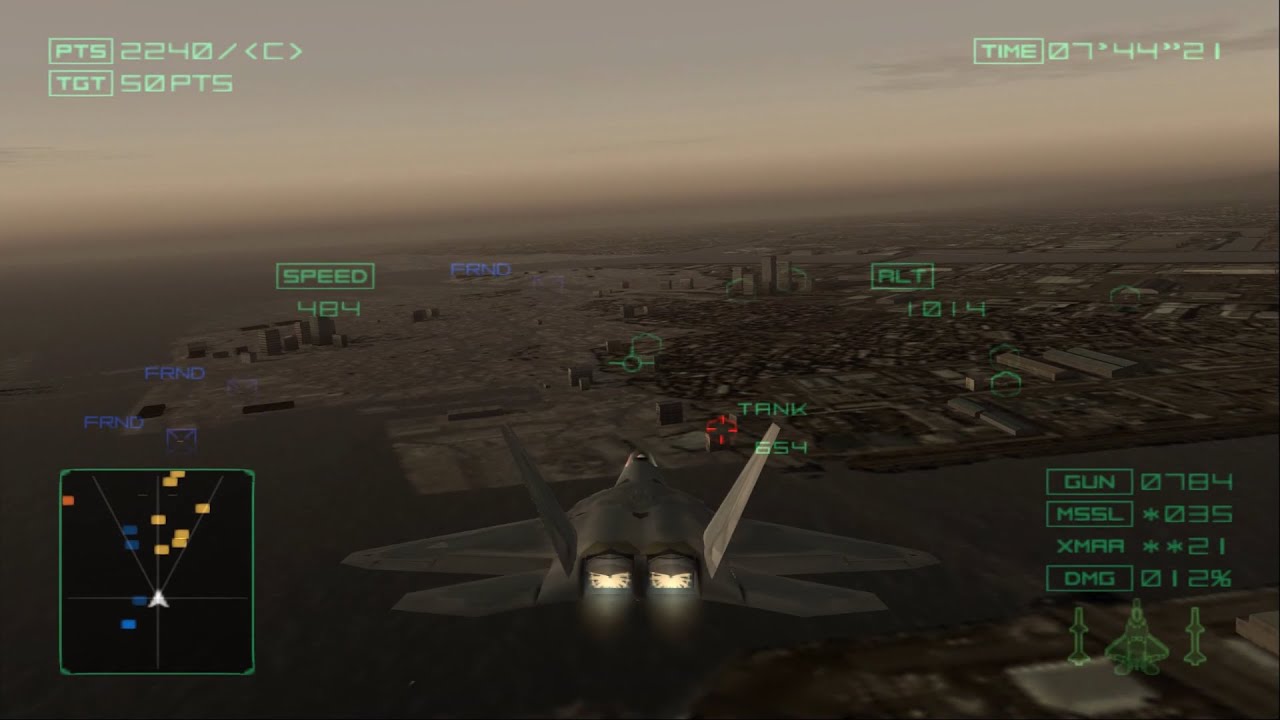 Ace Combat 04: Mission 17 - Siege of Farbanti (Ace Difficulty)