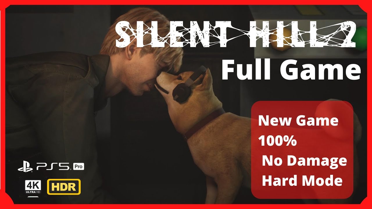 Silent Hill 2 Remake | No Damage - Hard Mode 100% Walkthrough - 4K HDR - PS5 Pro
