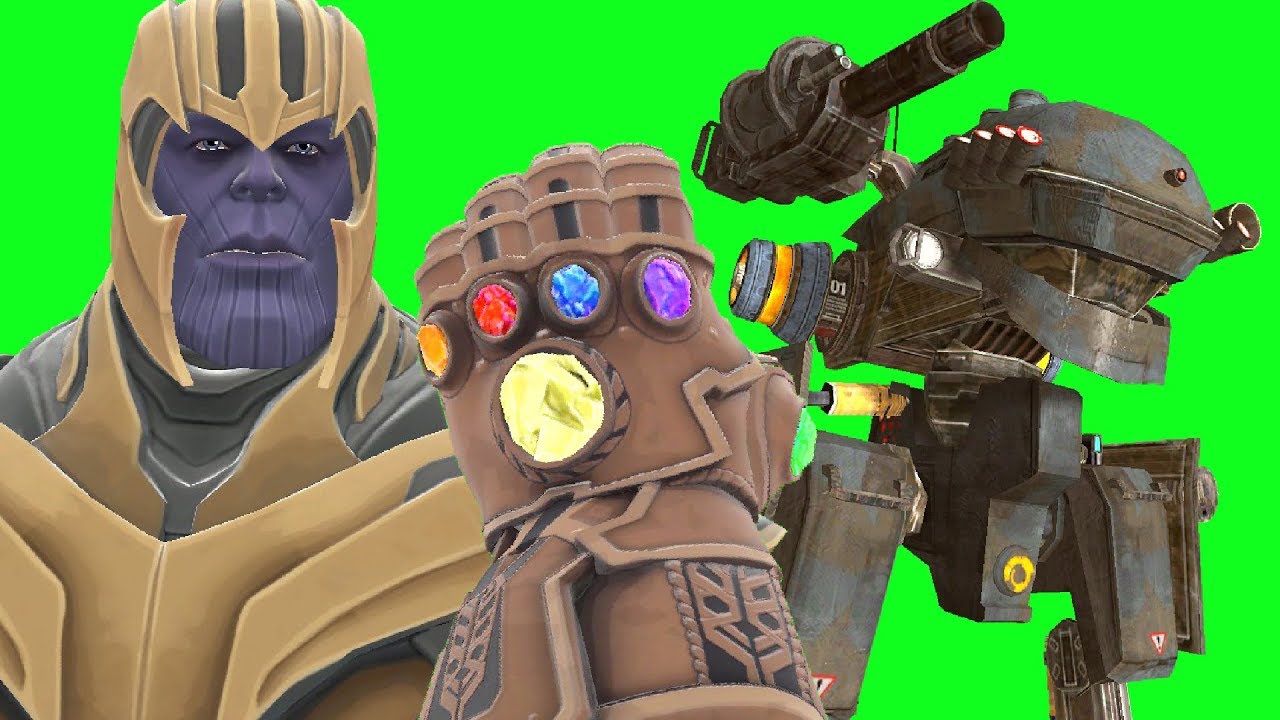 Can Thanos' INFINITY GAUNTLET Kill The COMBINE MECH in Gmod?