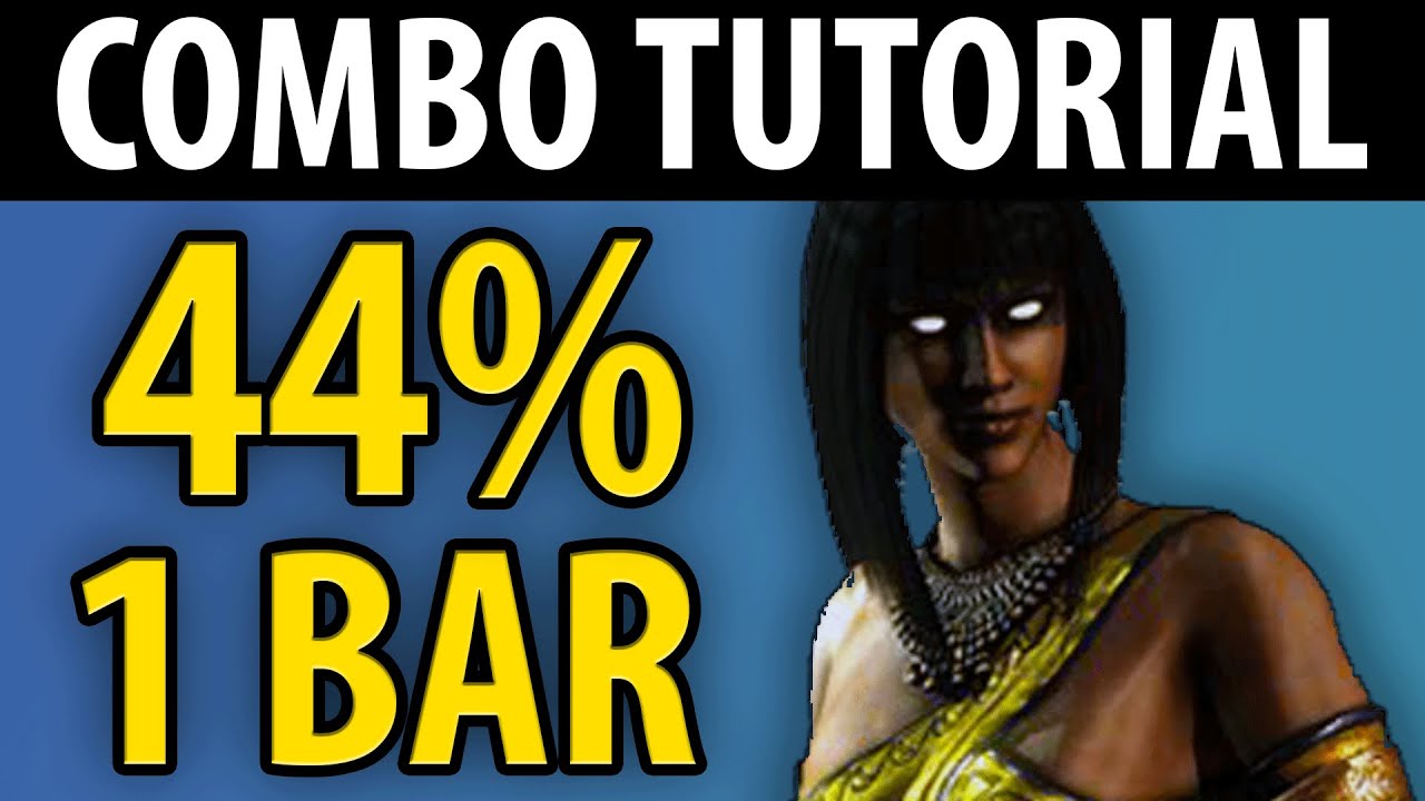 Mortal Kombat X - Tanya: 44% Combo Tutorial  - Dragon Naginata!