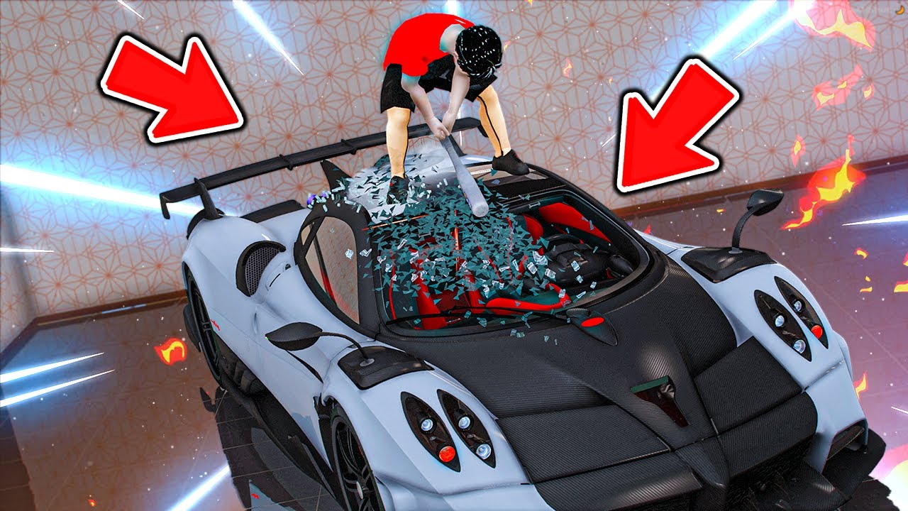 GTA V #1 ( الولد المليونير ) خربت سيارات الولد المتسابق