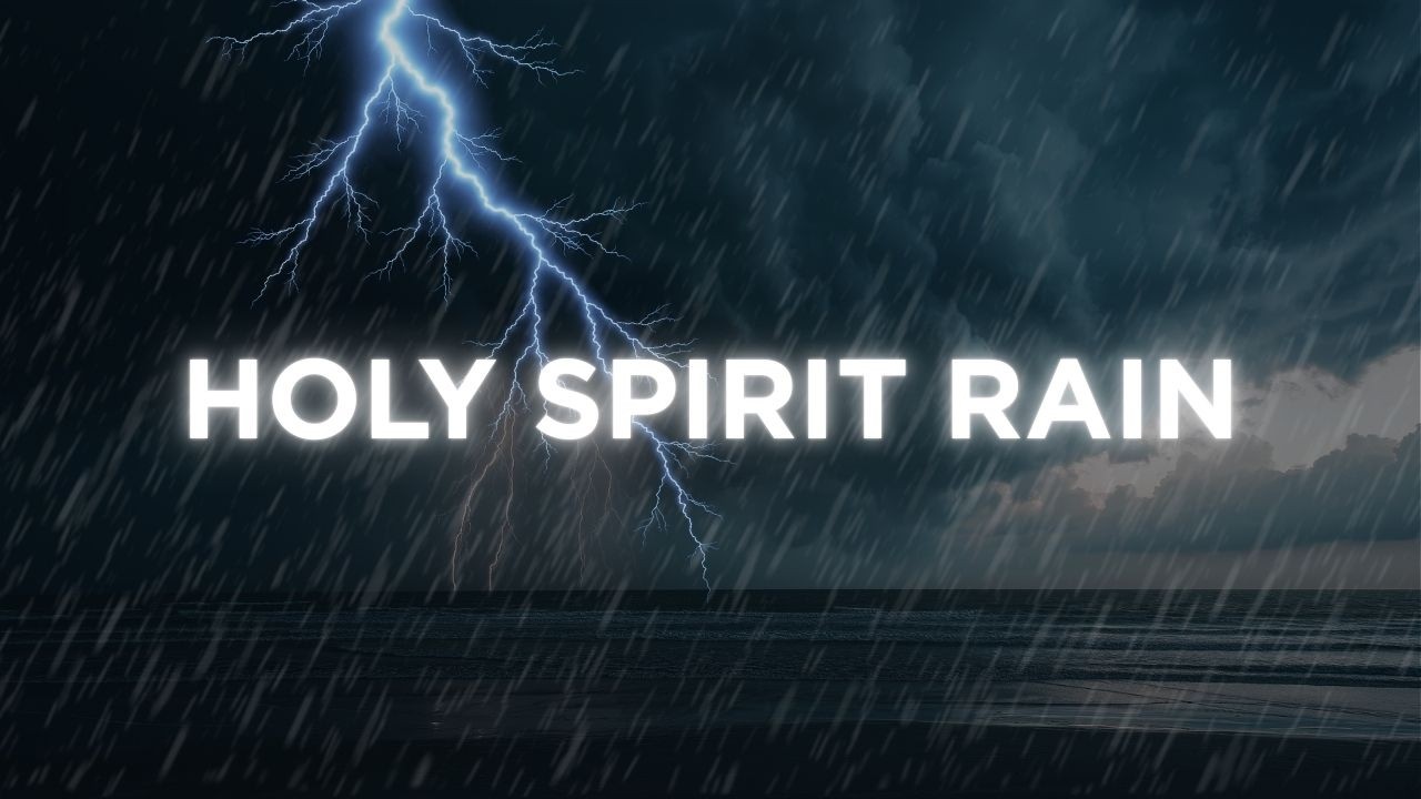Worship Soaking Music with Heavy Rain and Thunder Sounds for Sleeping, Soaking Worship Music