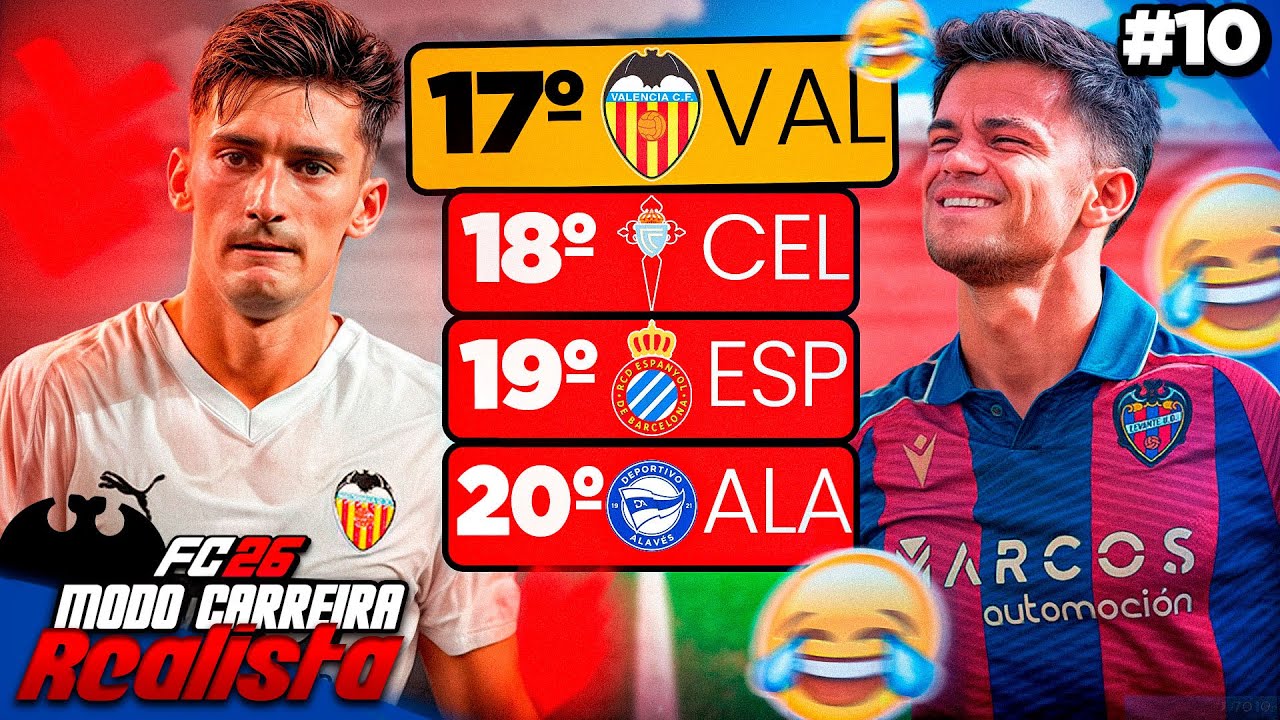 N&Atilde;O ACREDITO QUE ESSE TIME CAIU! ACABOU! - Modo Carreira Realista EA FC26 Parte 10