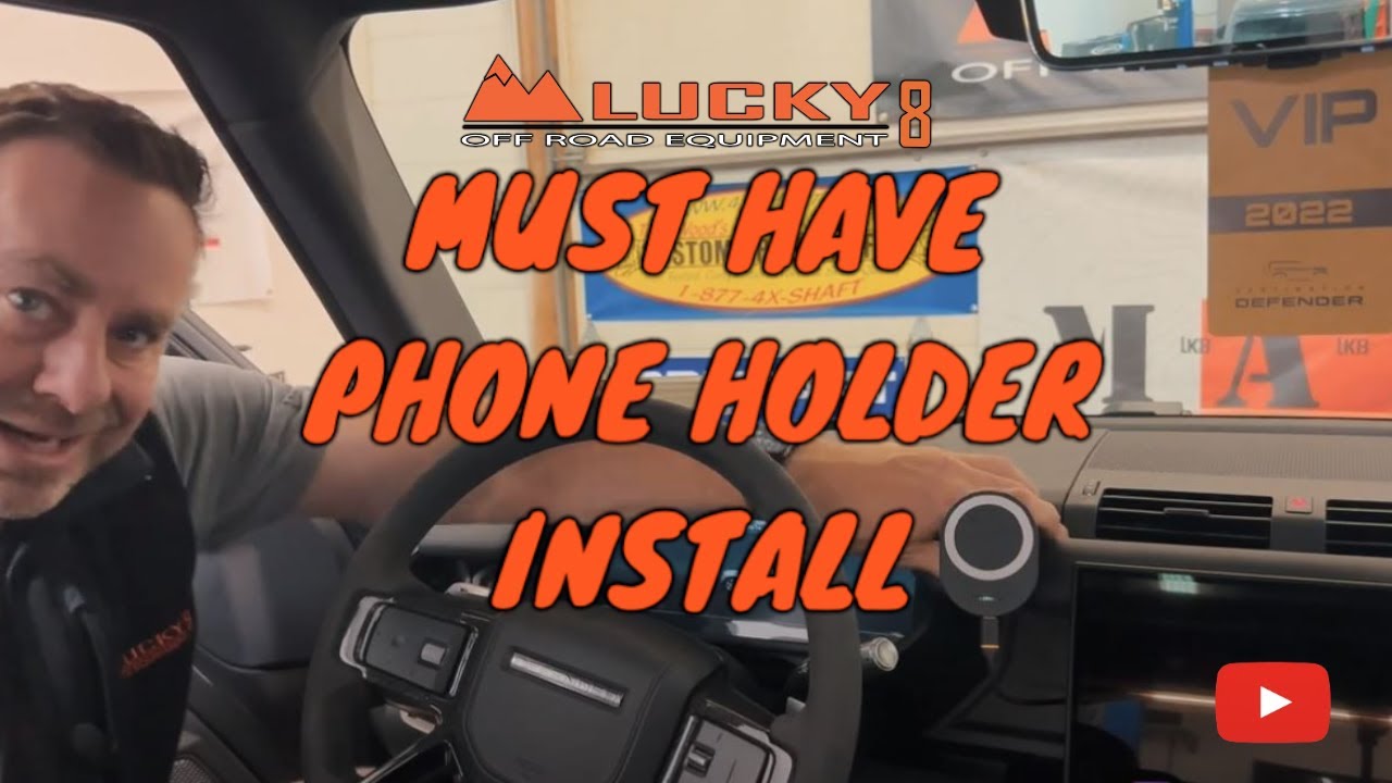 Lucky8 Ultimate Defender L663 Phone Holder Installation Guide and OtterBox Charging Mod!