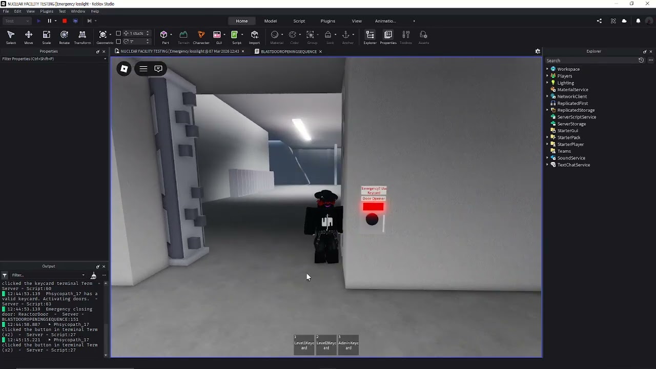 Nuclear Facility Blast Door Showcase - #EmergencyLosslight #EMLS