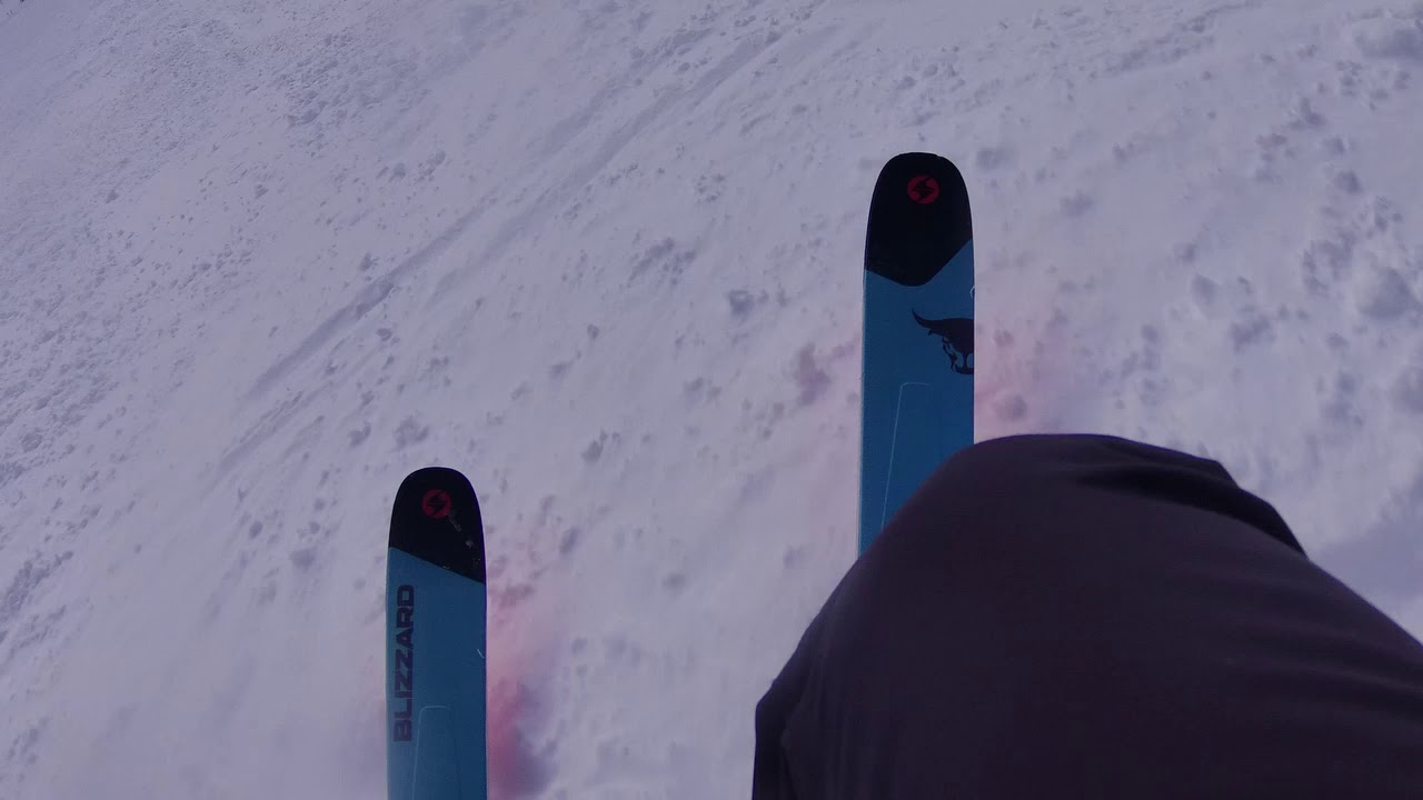 Sunshine Village Banff, Skiing Chutes behind Goat's Eye and Eagle Creak (HUGE WIPE-OUT)