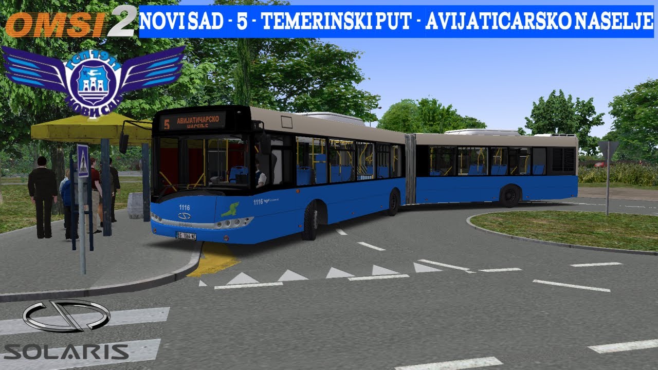 Omsi 2 - Novi Sad - Line 5 - Solaris Urbino 18  III