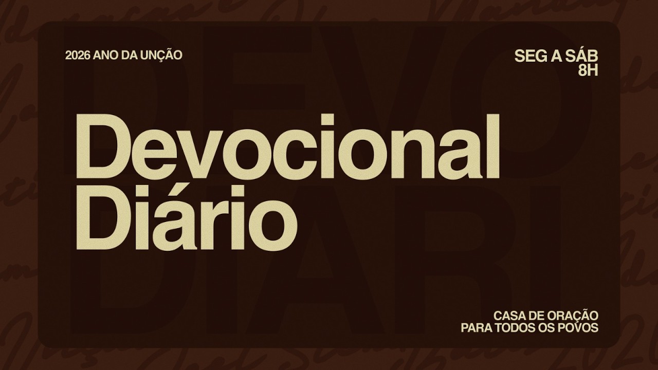 DEVOCIONAL APASCENTAI | SEMANA 12: UNGIDOS SE MOVEM NA DIREÇÃO DE DEUS! | 16/03/2026