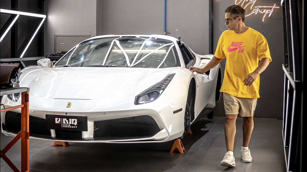 Customizando uma Ferrari 488 Spider - Parte 3 - Projeto Italian Ghost. 