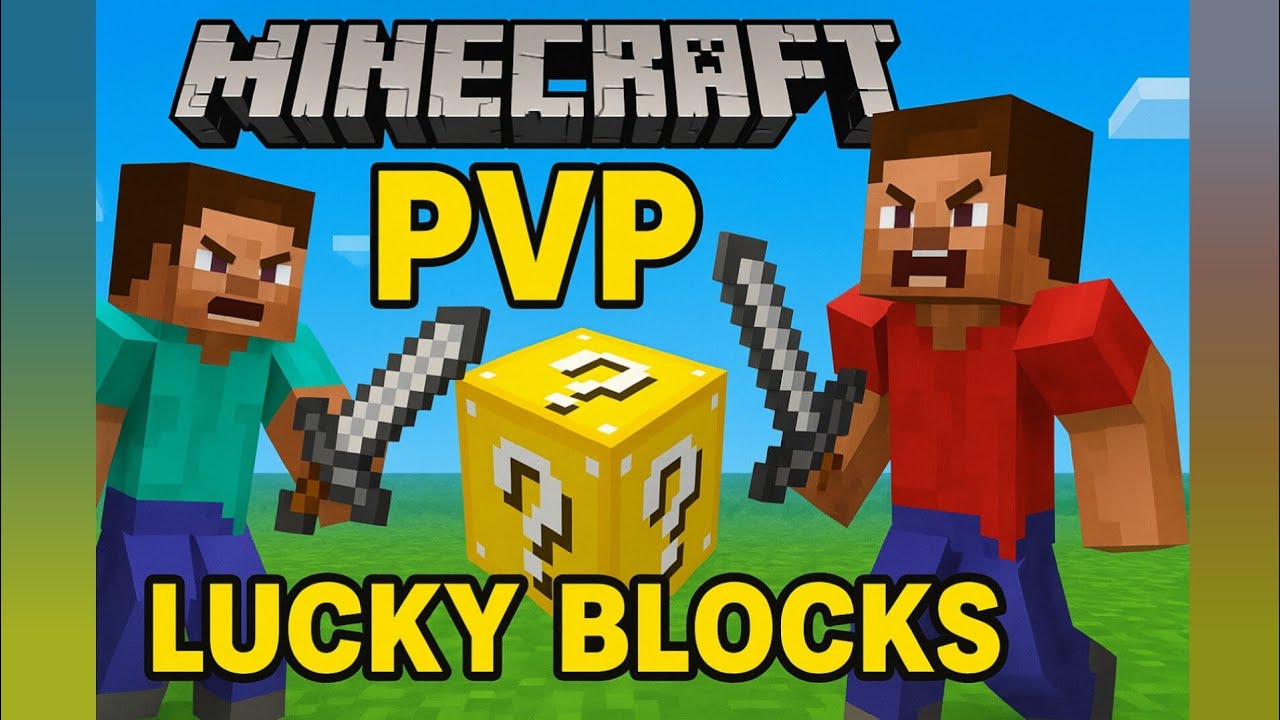 Испытание «Счастливый блок» в Minecraft PvP