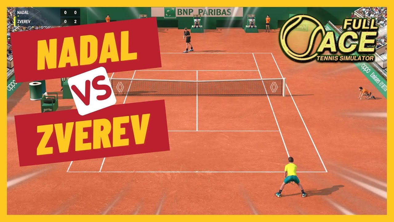 Rafael Nadal VS Alexander Zverev - Roland Garros 2022 🎾 (Full Ace Tennis Simulator 2022)